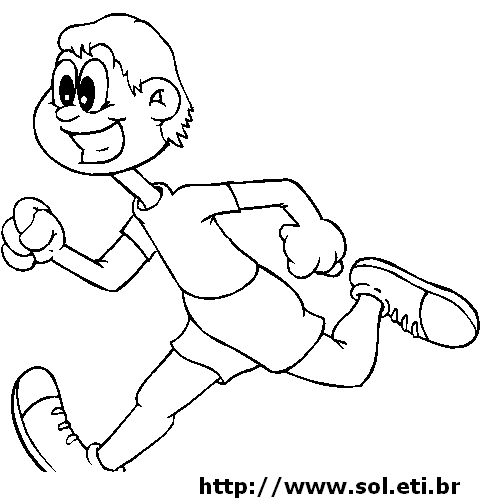 Desenho Para Colorir Jogos Esportivos Olimpiadas Competição Figura