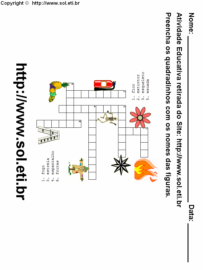 Palavras Cruzadas Com Figuras Para Imprimir 13