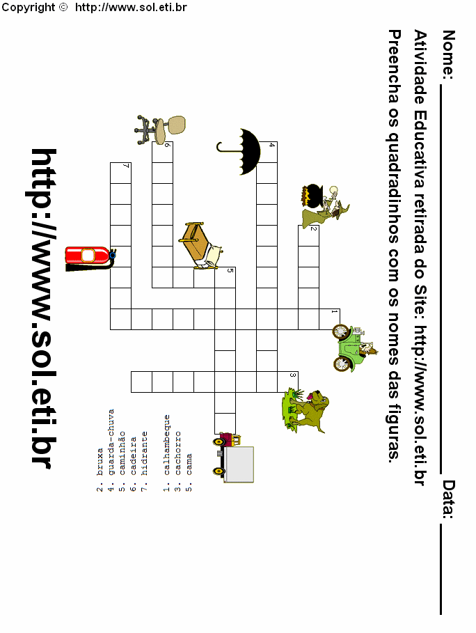 Palavras Cruzadas Com Figuras Para Imprimir 18