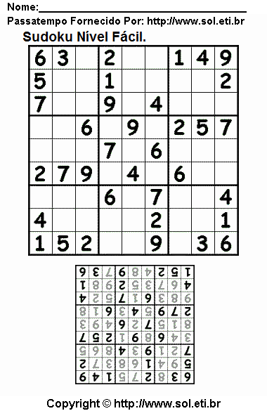 Sudoku nível fácil, alguém me ajuda? 
